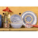Ver imagem 4 de Kit Jogo Café Lanche Floreal La Carreta Oxford® 8 Peças Cerâmica