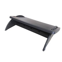 Apoio de Pé Ajustável Ergonômico e Antiderrapante Preto - 6