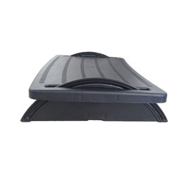 Apoio de Pé Ajustável Ergonômico e Antiderrapante Preto - 4