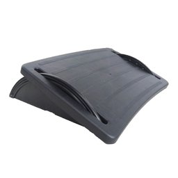 Apoio de Pé Ajustável Ergonômico e Antiderrapante Preto - 2