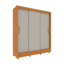 Ver imagem 3 de Guarda Roupa Casal com pés 3 Portas 4 Gavetas Taifa 190cm Espresso Móveis