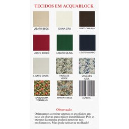 Conjunto de Sofás 5 Lugares + Chaise Redonda de 1,60 Cm em Alumínio e Fibra Sintética Área Externa J - 5