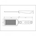 Ver imagem 2 de Mini-ralador Tramontina Utilitá em Aço Inox com Cabo de Polipropileno Branco Tramontina