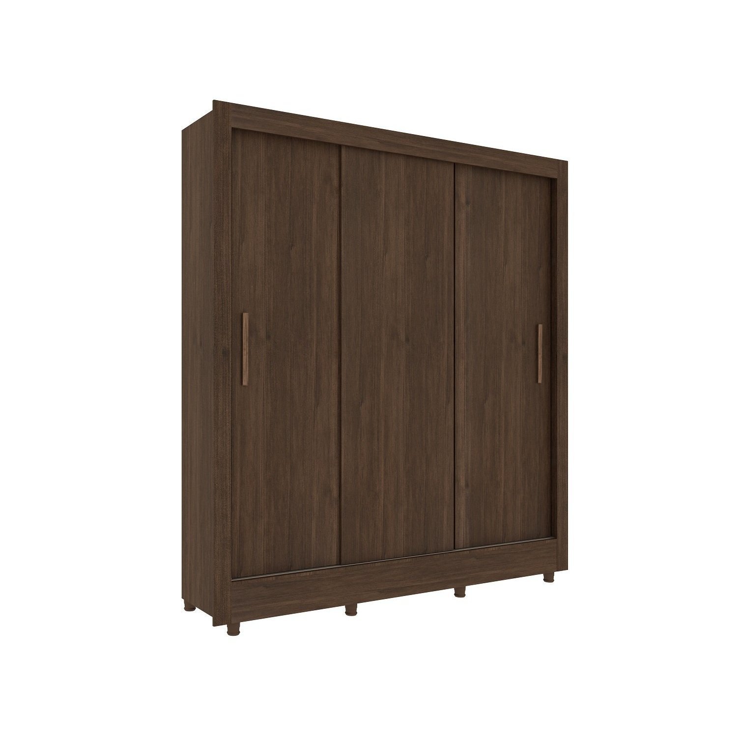 Guarda Roupa Casal 3 Portas 4 Gavetas com 8 Pés Taifa Espresso Móveis - 6