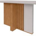Ver imagem 6 de Conjunto Sala de Jantar Mesa Astrid 170 Tampo Vidro Off White com 6 Cadeiras Rayla - Lopas Amendoa C