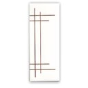 Ver imagem 2 de Porta de Correr Frisada Cm-03 Branca Kit de Madeira C/ Fechadura 210x82