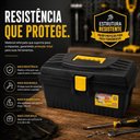 Ver imagem 5 de Kit 2 Caixa de Ferramentas Black Multiuso Maleta Bandeja Removivel Grande Pesca Eletricista Artesana