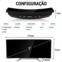 Ver imagem 4 de Relógio Digital Led Lorben Alarme Curvado Espelhado Mesa Cabeçeira