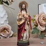 Imagem Sagrado Coração de Jesus Barroco 20 Cm Resina - 2