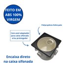 Ver imagem 4 de Porta Grelha 15x15 Abs Preto para Ralo Quadrado Caixilho Box Caixa Sifonada