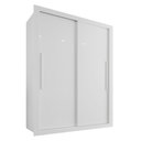 Ver imagem 3 de Guarda-Roupa Solteiro 2 Portas 2 Gavetas Costa Rica Branco