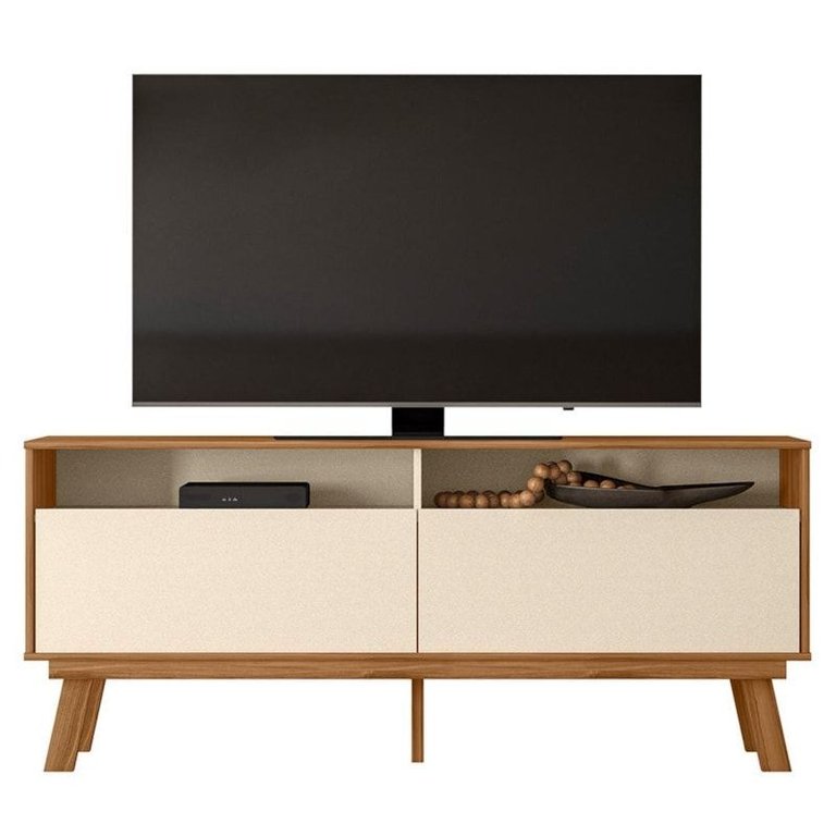 Rack Bancada Olinda 160cm para Tv até 65” - Mobler:amêndoa/pérola Metalizado Rack Bancada Olinda 160cm para Tv até 65” - Mobler:amêndoa/pérola Metalizado