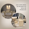 Mesa para Escritório e Reunião 2 Metros em Tamburato Executiva - 17