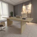 Ver imagem 5 de Mesa para Escritório e Reunião 2 Metros em Tamburato Executiva Branco/Carvalho Artany