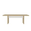 Ver mais imagens de Mesa para Escritório e Reunião 2 Metros em Tamburato Executiva Branco/Carvalho Artany