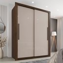 Ver imagem 2 de Guarda Roupa Solteiro 2 Portas 2 Gavetas Costa Rica 