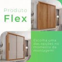 Ver imagem 7 de Guarda-Roupa Solteiro 2 Portas 2 Gavetas Costa Rica Cinamomo/Off White