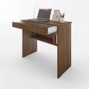 Ver imagem 3 de Mesinha Vitória Escrivaninha Home Office 1 Prateleira / 1 Gaveta Canela