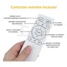 Ventilador Air Basic Branco Pás Retráteis Controle Remoto - 6