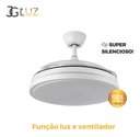 Ver imagem 3 de Ventilador Air Basic Branco Pás Retráteis Controle Remoto