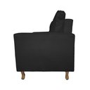 Ver imagem 2 de Sofá Davi 2 Lugares Suede Preto - Dominic Decor