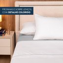 Ver imagem 4 de Jogo de Lençol Casal Padrão Linea Micropercal 200 Fios 4 Peças - Cinza