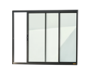 Ver imagem 1 de Janela Alumínio Confort 2F.100 x 150 V.Liso Preto Brimak