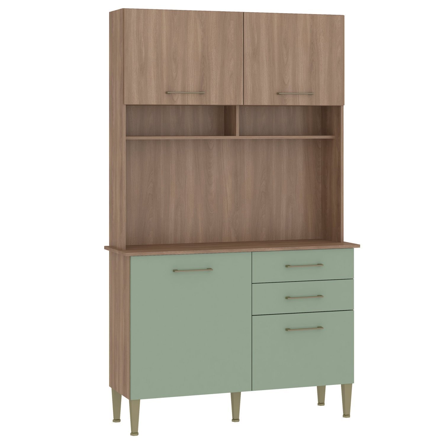 Cozinha Compacta 115cm 4 Portas 2 Gavetas Millena  - 2