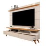 Rack com Painel para TV até 72 Polegadas Pés em Madeira Maciça Vivare - 6