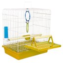 Ver imagem 1 de Mini Viveiro Calopsita Amarelo Pet Piu Jel Plast