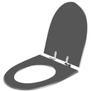 Ver imagem 2 de Assento Sanitário Laqueado Soft Close Studio Cinza Escuro para vaso Incepa