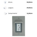 Ver imagem 6 de Tomada Rj45 Cat6 Tampa Piso Alumínio 4x2 Tramontina Módulo Liz