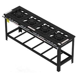 Fogão Industrial Gastromaq 4 Bocas Linha Dupla Fg404ld - 1