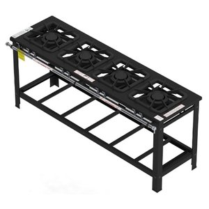 Fogão Industrial Gastromaq 4 Bocas Linha Dupla Fg404ld