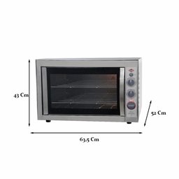 Forno Elétrico Layr Luxo Premyum 65l Inox 127v - 5