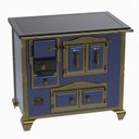 Ver imagem 1 de Fogao a Lenha N 2 Gab Imperador Premium Azul Sd