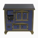 Ver imagem 2 de Fogao a Lenha N 2 Gab Imperador Premium Azul Sd