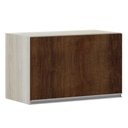 Ver imagem 1 de Armário Basculante 60cm 1 Porta Lis Legno Crema C/Nogueira