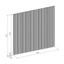 Ver imagem 4 de Painel Decorativo Ripado para Parede Mahalo 260x250 MDP Nature G77 - Gran Belo