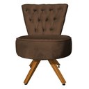 Ver imagem 4 de Kit Maca Estética Reta Capitonê com Mocho e Escadinha 70 Cm Rosa Slk Decor Marrom