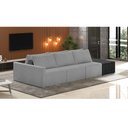Ver imagem 2 de Sofá Ilha 3 Lugares Living 402cm Modulado para Sala Lary Linho Grafite/pu Pto K01 - D'Rossi