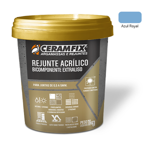 Rejunte Acrílico Ceramfix Azul Royal 1kg
