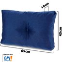 Ver imagem 3 de Kit 2 Peças Almofada com Enchimento Flocos de Espuma 45x65cm Bf Colchoes