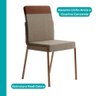 Conjunto Sala de Jantar 4 Cadeiras Seul Carraro  - 6
