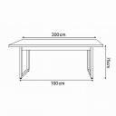 Ver imagem 6 de Mesa de Reunião Industrial 2,00 X 0,90