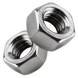 Porca Sextavada 1/4 Ansi B Unc Inox 304 - 150un