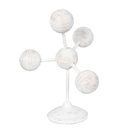 Ver imagem 1 de Escultura Decorativa Esferas Off White em Resina 28cm