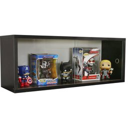 Nicho 60x23x18 Preto Portas de Correr Vidro - 4
