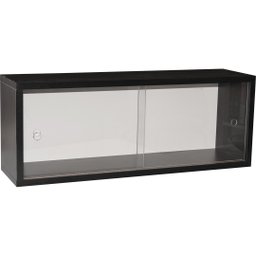 Nicho 60x23x18 Preto Portas de Correr Vidro - 1