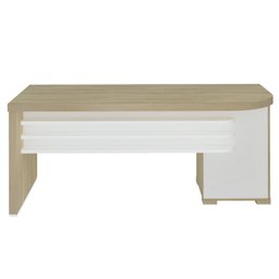 Mesa Executiva para Escritório em Tamburato 4 Gavetas Elegante e Funcional - 11